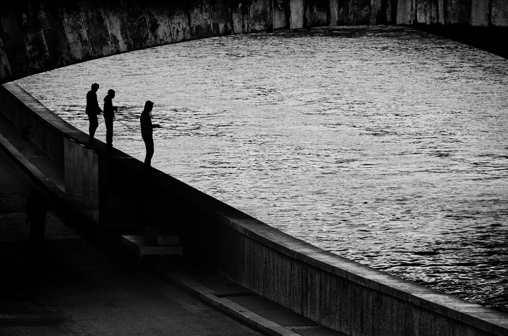 Pêcheurs sur la Seine